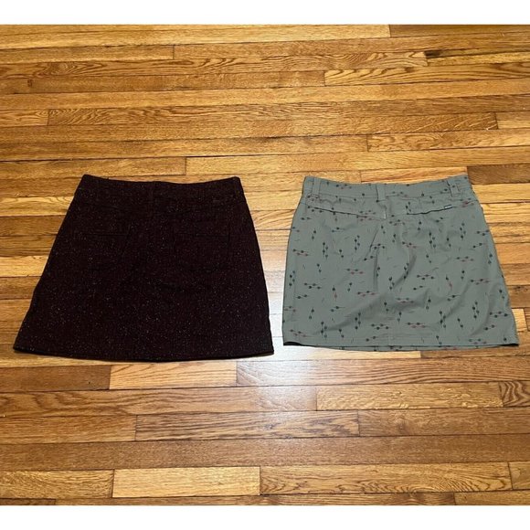 Warm and cool weather combo! Eddie Bauer Skort & Woolrich Wool Skirt - Picture 2 of 8